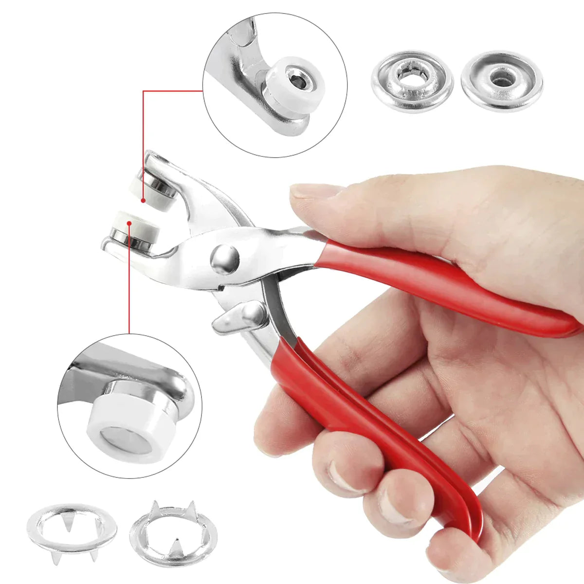 Metal Snap Buttons Tool Kit
