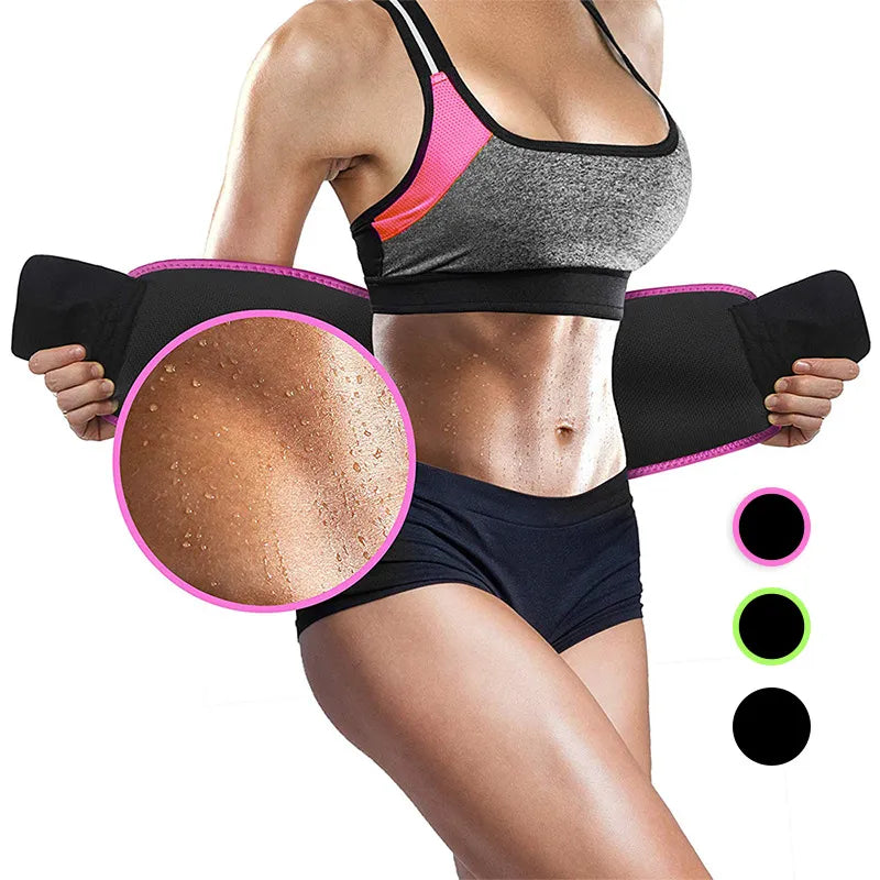 Sweat Slim Belt Women Men Weight Loss Man Fat Burner Unisex Waist Body Hot Shaper