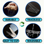 Double Sided Tape Heavy Duty Mounting Tape Two Sided Adhesive for Wall Hanging Decor Posters (Pack of 2)