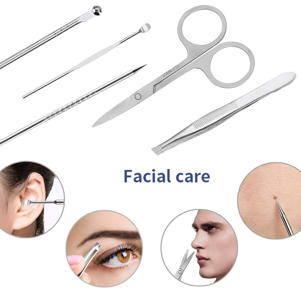 Professional 19 Pcs Stainless Steel Nail Clipper for Men & Women