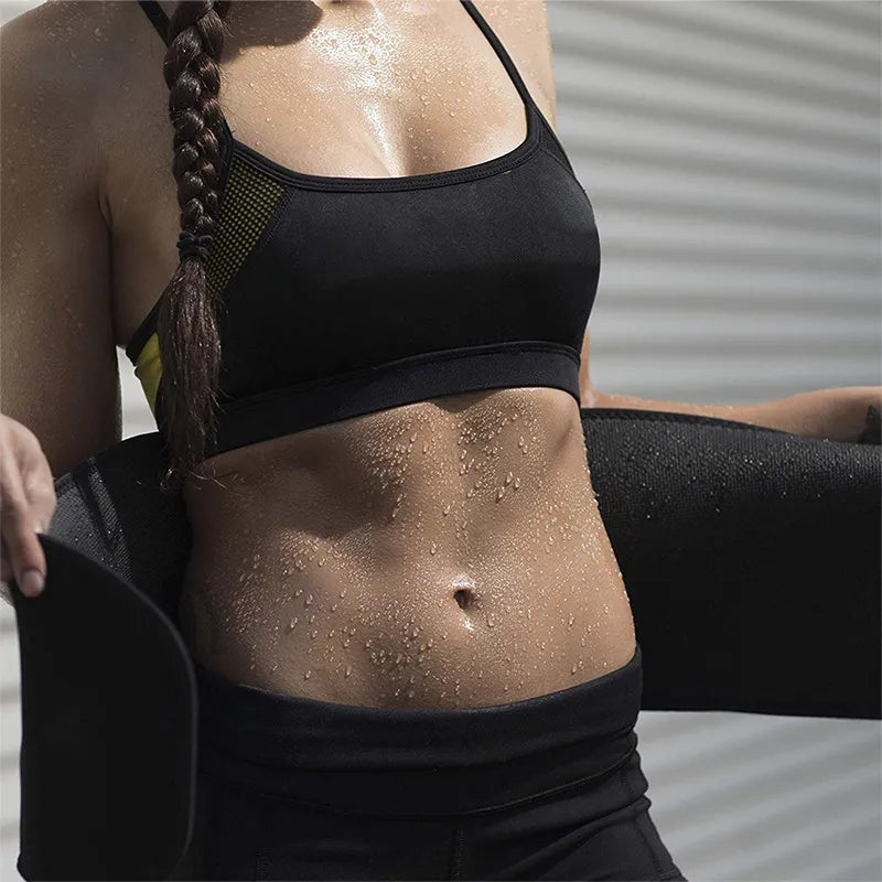 Sweat Slim Belt Women Men Weight Loss Man Fat Burner Unisex Waist Body Hot Shaper