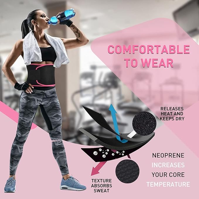 Sweat Slim Belt Women Men Weight Loss Man Fat Burner Unisex Waist Body Hot Shaper