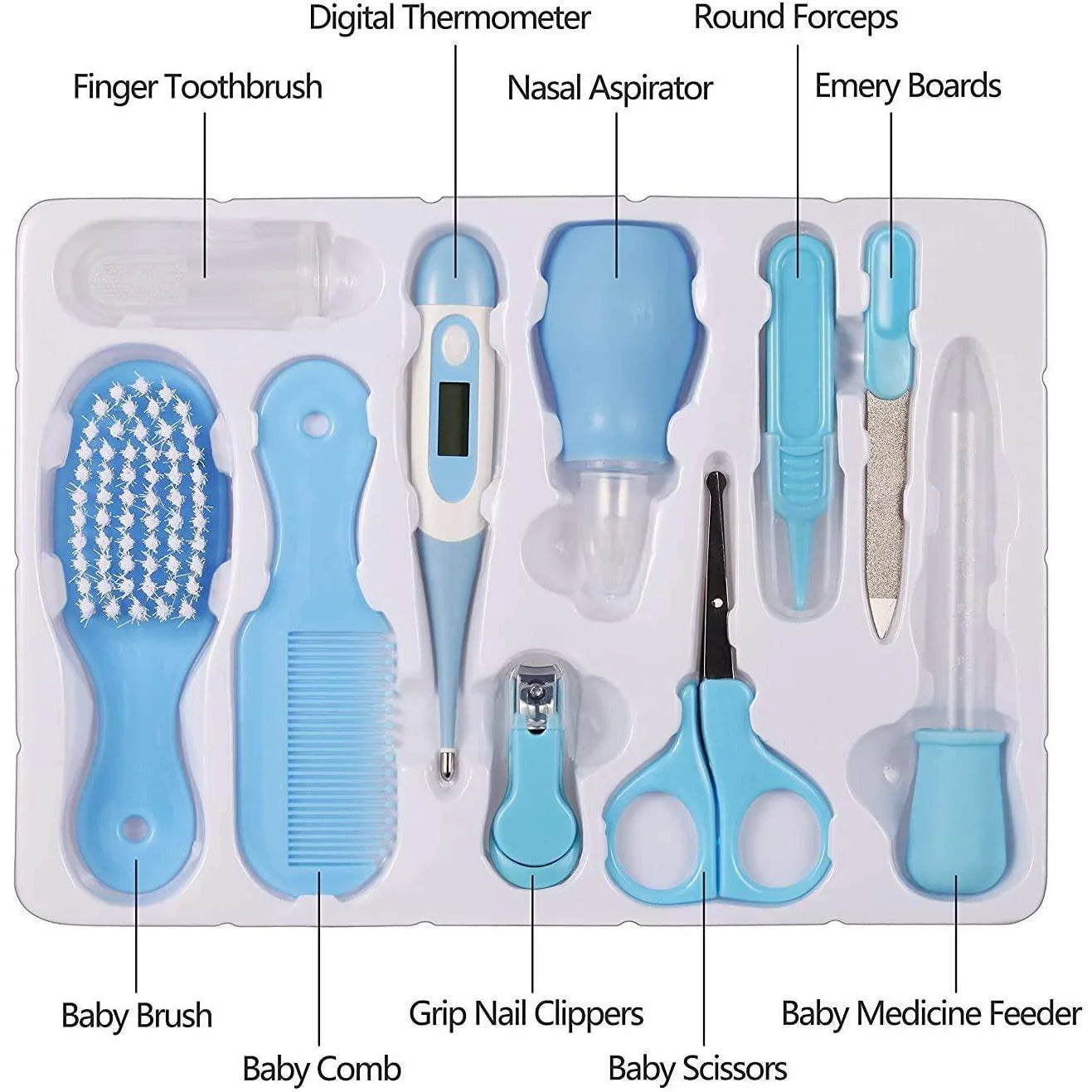 10 PCS New Born Baby Grooming Kit
