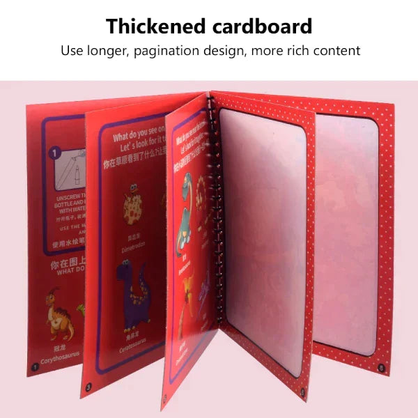 Magical Water Painting Book 🎨 (Set of 4)
