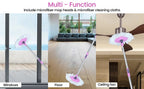 Cammy Spin Mop Floor Cleaning With Handle Stick Rod Set 1