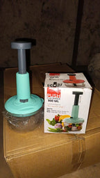 Hand-Press Vegetable Chopper Mixer Cutter (800ml)
