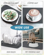Premium Dish Drying Mat for Kitchen (Buy 1 Get 1 Free)