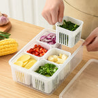 Food Containers with Detachable Grid Boxes