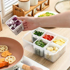 Food Containers with Detachable Grid Boxes