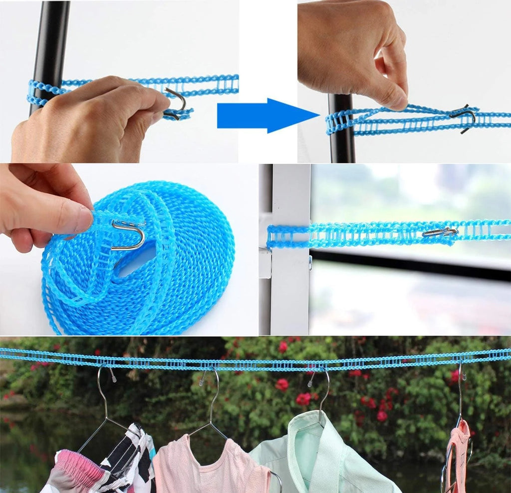 Cloth Drying Rope - 5 Meter Long (Buy 2 Get 2 Free)