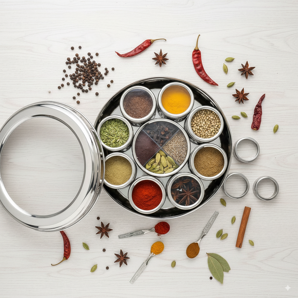 12 in 1 Stainless Steel Masala Box