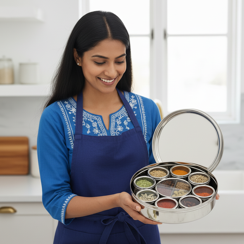 12 in 1 Stainless Steel Masala Box